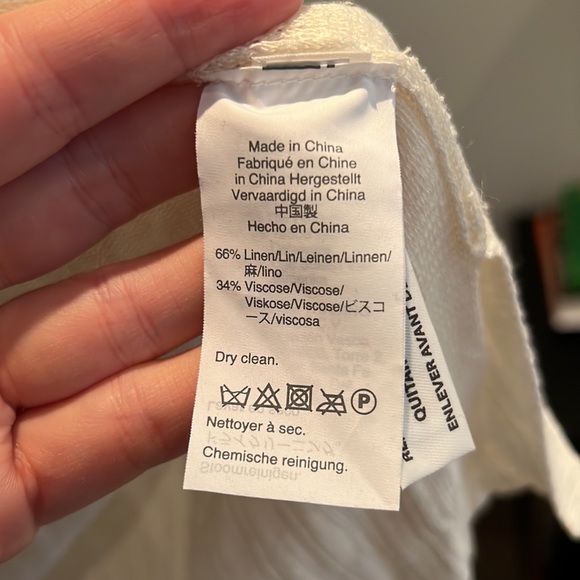 J. Crew cream linen cardigan, size S - Picture 3 of 4